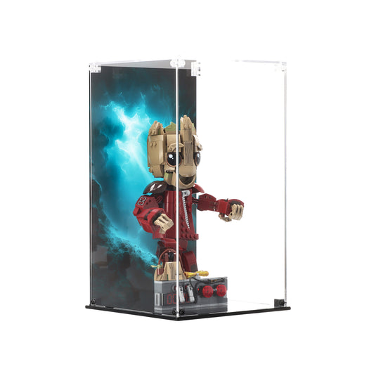 LEGO 76341 Ravager Jumpsuit Groot - Display Case
