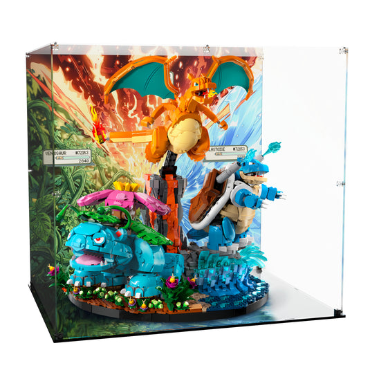 LEGO 72153 Pokémon: Venusaur, Charizard and Blastoise - Display Case