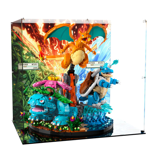 LEGO 72153 Pokémon: Venusaur, Charizard and Blastoise - Display Case
