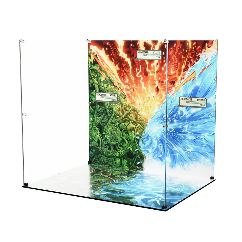 Load image into Gallery viewer, LEGO 72153 Pokémon: Venusaur, Charizard and Blastoise - Display Case
