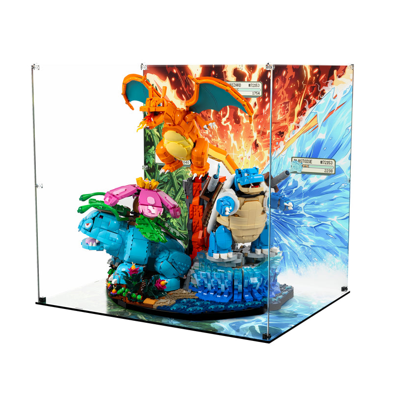 Load image into Gallery viewer, LEGO 72153 Pokémon: Venusaur, Charizard and Blastoise - Display Case
