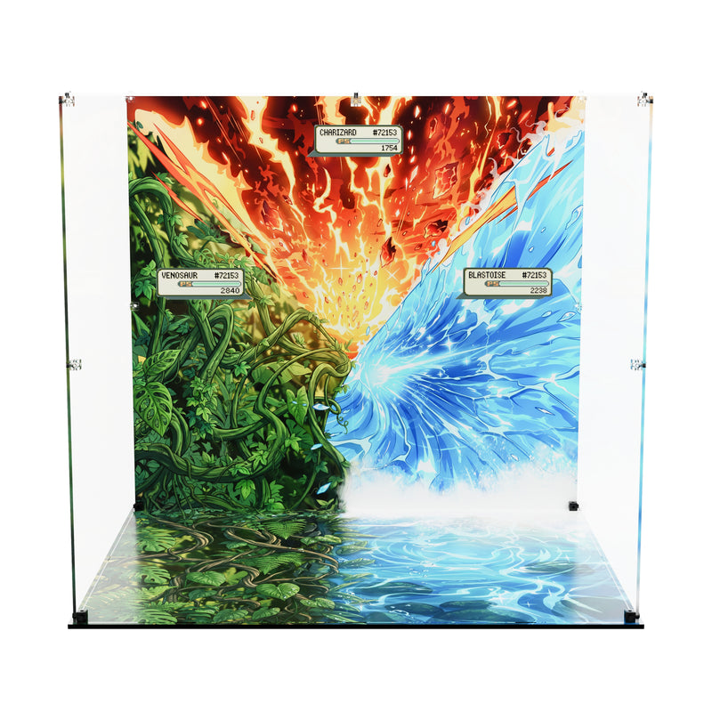 Load image into Gallery viewer, LEGO 72153 Pokémon: Venusaur, Charizard and Blastoise - Display Case
