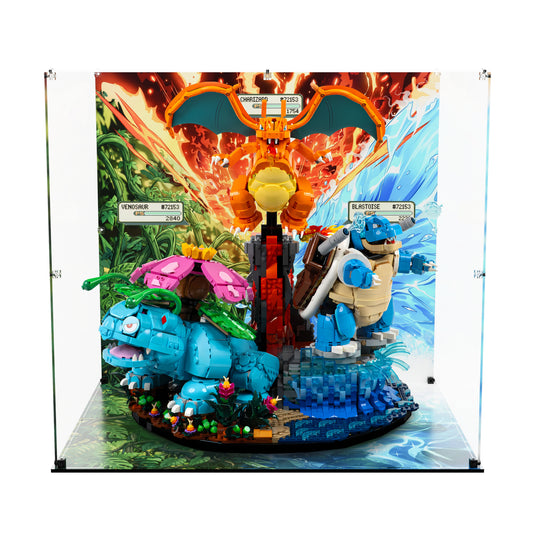 LEGO 72153 Pokémon: Venusaur, Charizard and Blastoise - Display Case