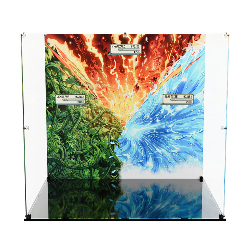 Load image into Gallery viewer, LEGO 72153 Pokémon: Venusaur, Charizard and Blastoise - Display Case
