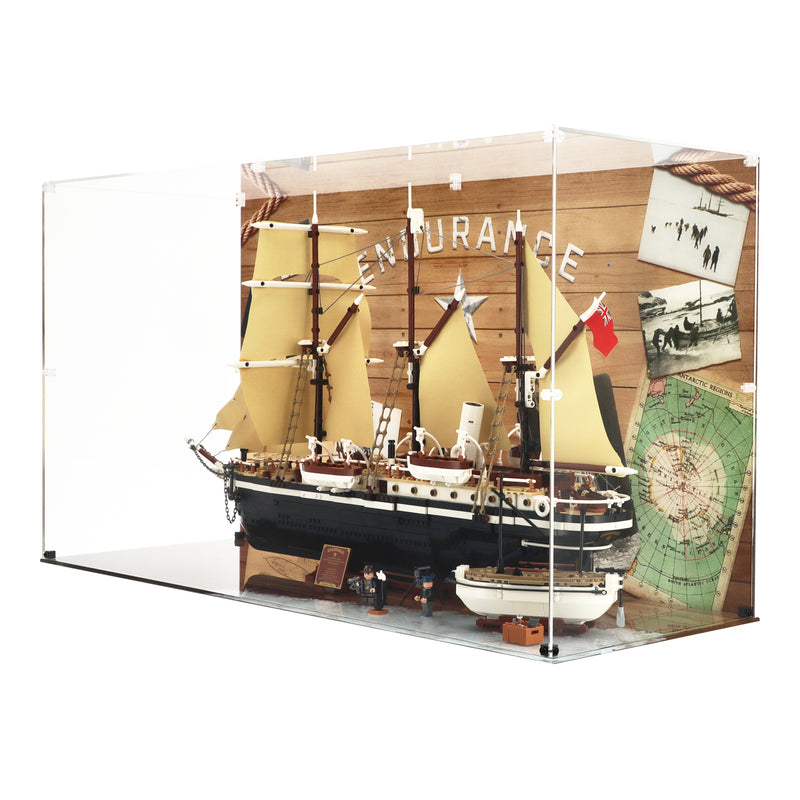 Load image into Gallery viewer, LEGO 10335 The Endurance and Shackleton’s Lifeboat 40729 - Display Case - Special Edition
