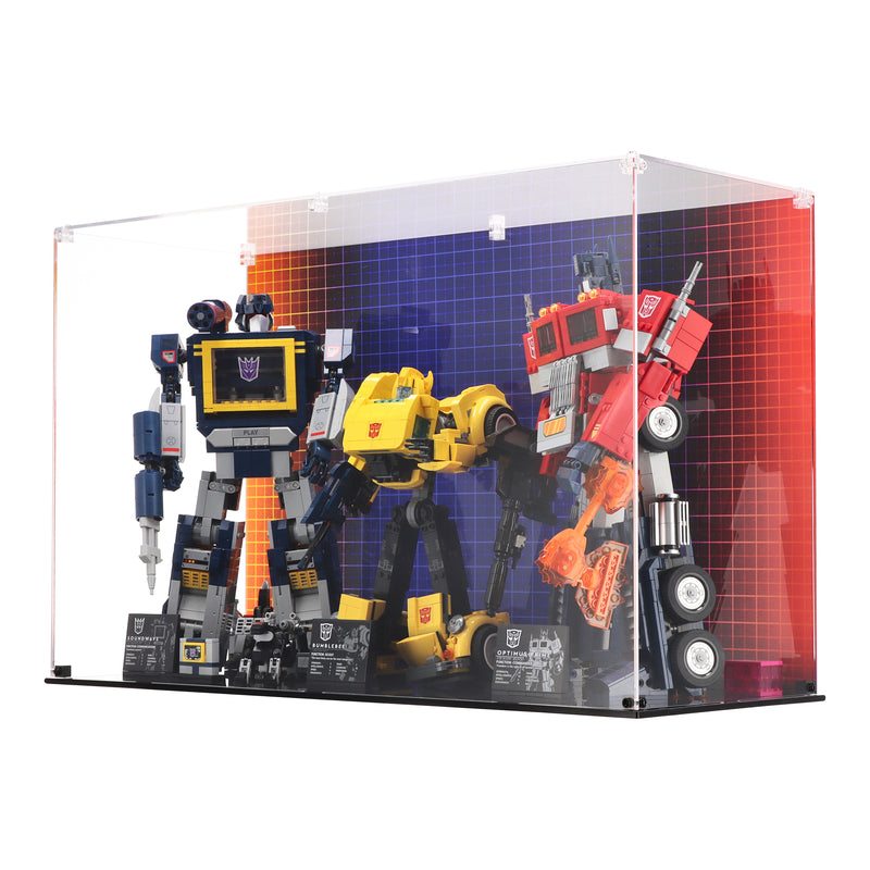 Load image into Gallery viewer, LEGO 10358 &amp; 10302 &amp; 10338 Transformers - Display Case
