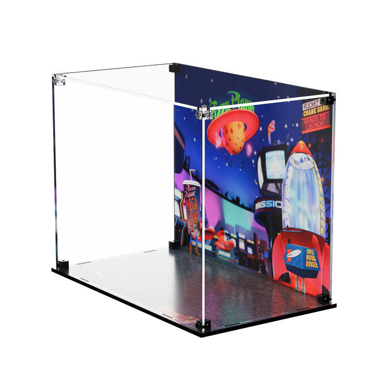 Load image into Gallery viewer, LEGO 43307 Alien with Pizza Planet Rocket Ride - Display Case

