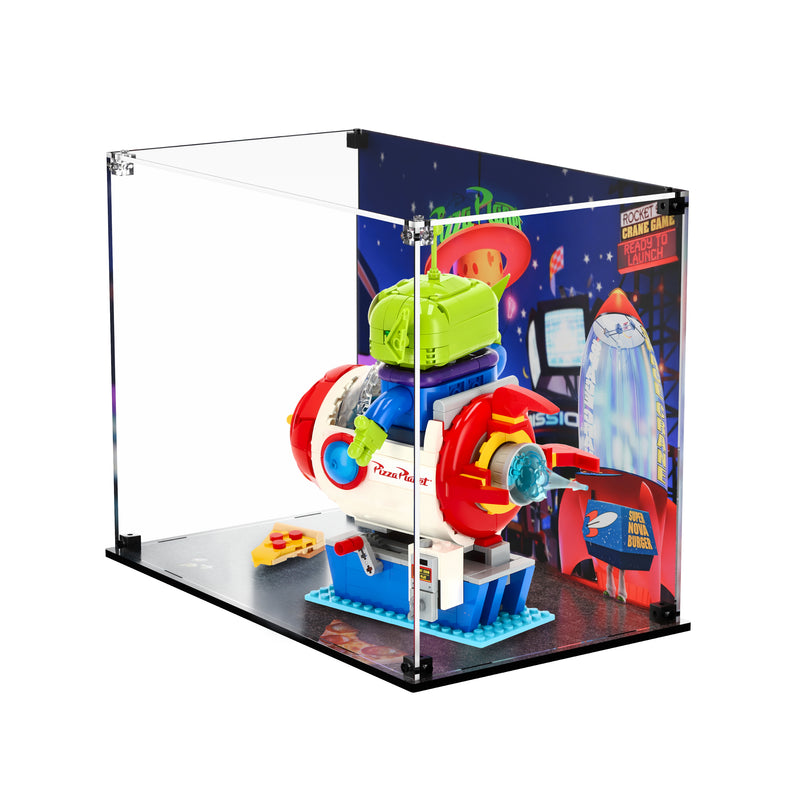 Load image into Gallery viewer, LEGO 43307 Alien with Pizza Planet Rocket Ride - Display Case
