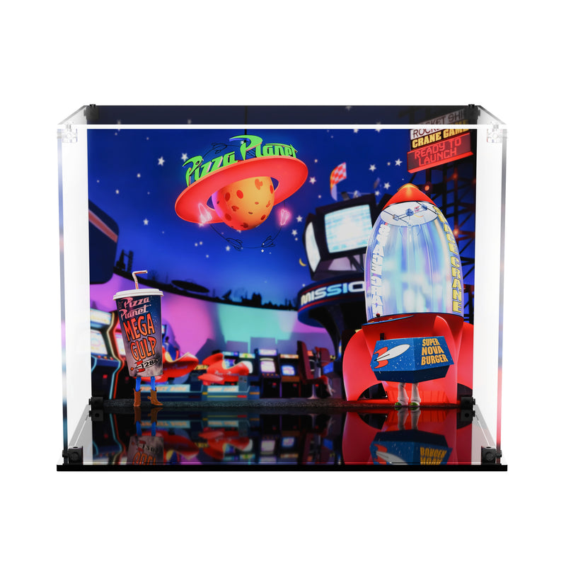 Load image into Gallery viewer, LEGO 43307 Alien with Pizza Planet Rocket Ride - Display Case
