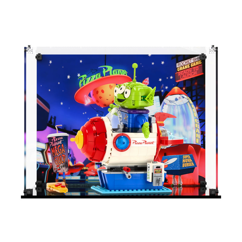 Load image into Gallery viewer, LEGO 43307 Alien with Pizza Planet Rocket Ride - Display Case
