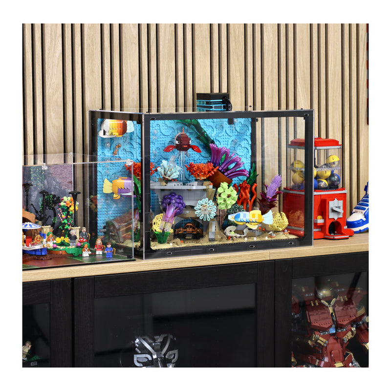 Load image into Gallery viewer, LEGO 10366 Tropical Aquarium – Minimalist Display Case

