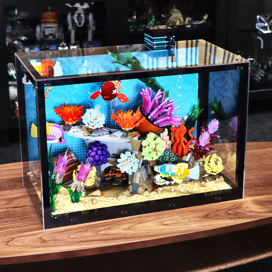LEGO 10366 Tropical Aquarium – Minimalist Display Case