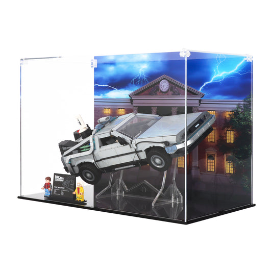 Lego 10300 Back to the Future Time Machine Display Case