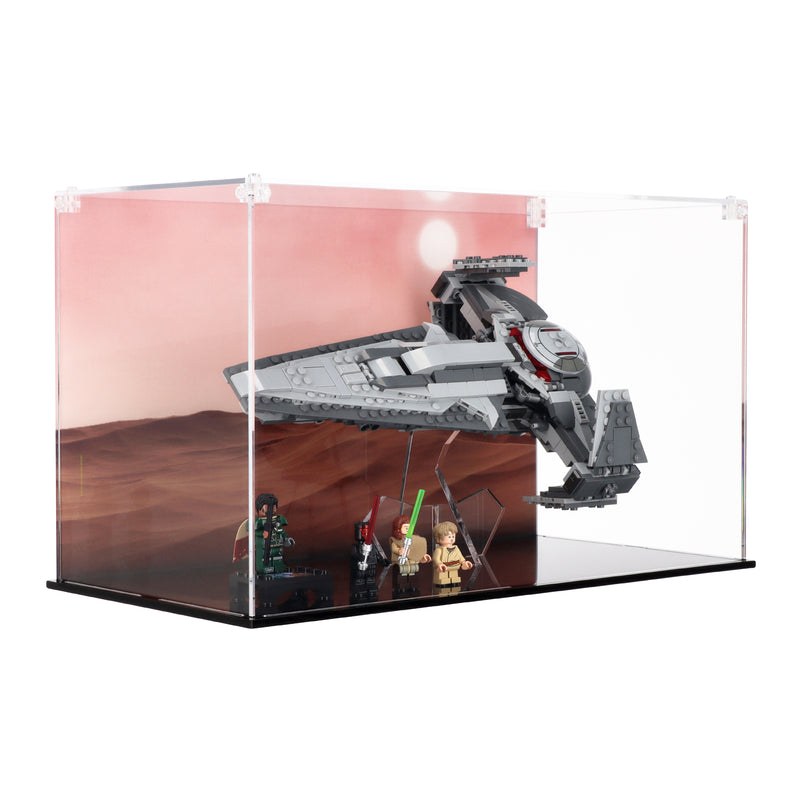 Load image into Gallery viewer, Lego 75383 Darth Maul&#39;s Sith Infiltrator - Display Case
