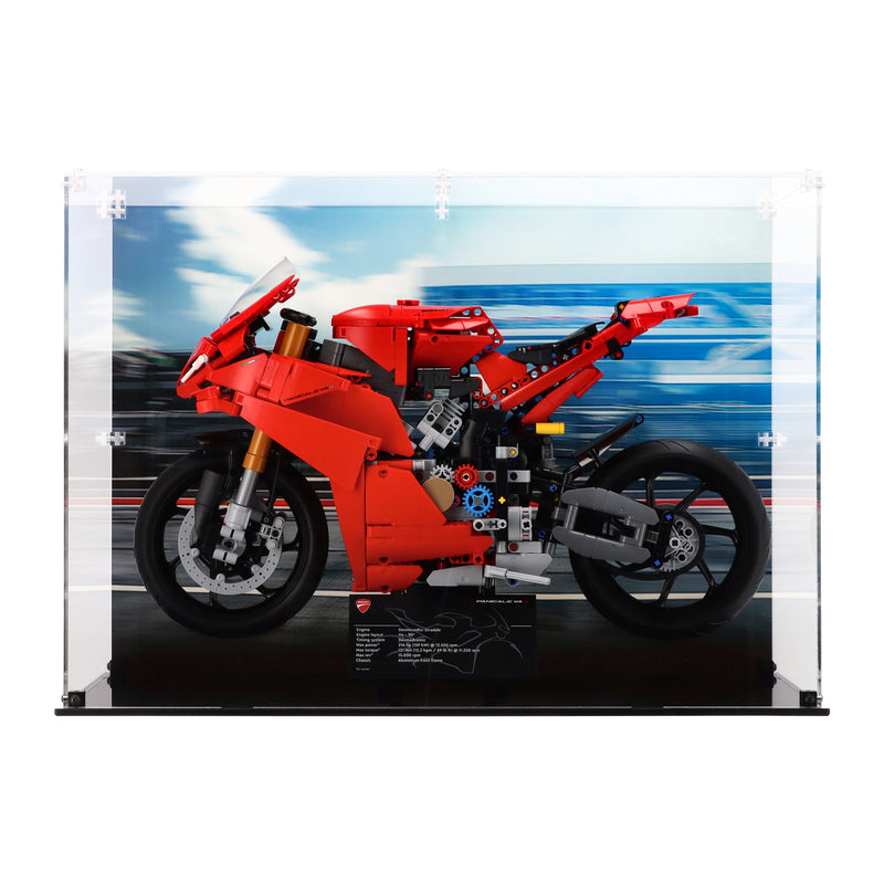 Load image into Gallery viewer, LEGO 42202 Ducati Panigale V4 S Motorcycle - Display Case
