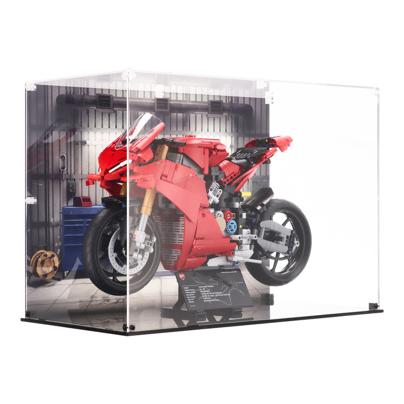 Load image into Gallery viewer, LEGO 42202 Ducati Panigale V4 S Motorcycle - Display Case
