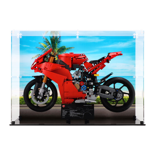 LEGO 42202 Ducati Panigale V4 S Motorcycle - Display Case