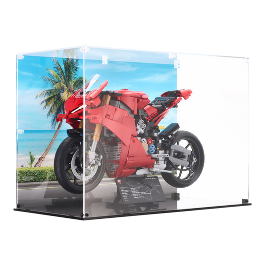 LEGO 42202 Ducati Panigale V4 S Motorcycle - Display Case