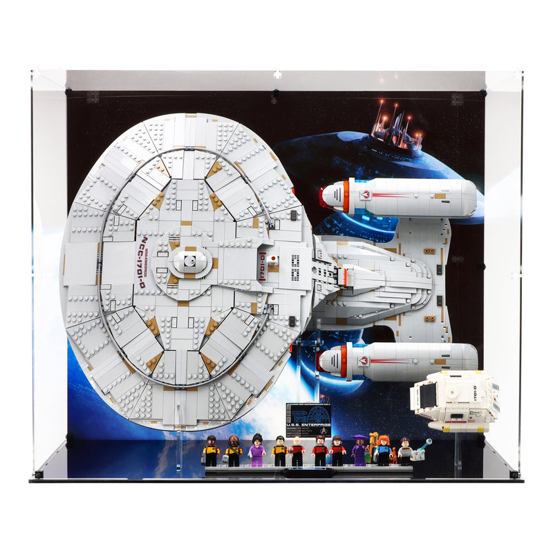 Load image into Gallery viewer, LEGO Star Trek: U.S.S. Enterprise NCC-1701-D - Horizontal Display Case
