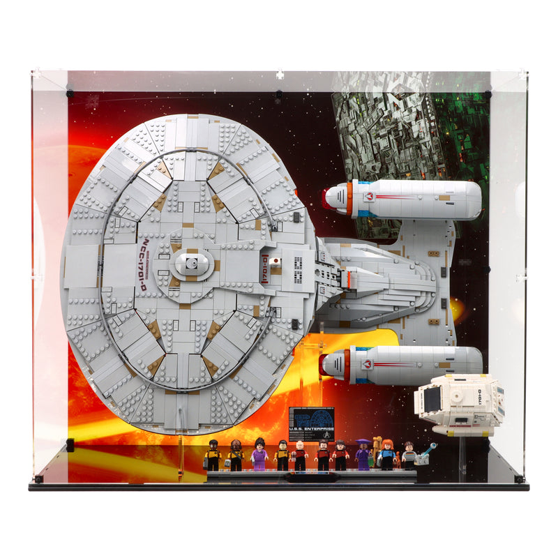 Load image into Gallery viewer, LEGO Star Trek: U.S.S. Enterprise NCC-1701-D - Horizontal Display Case
