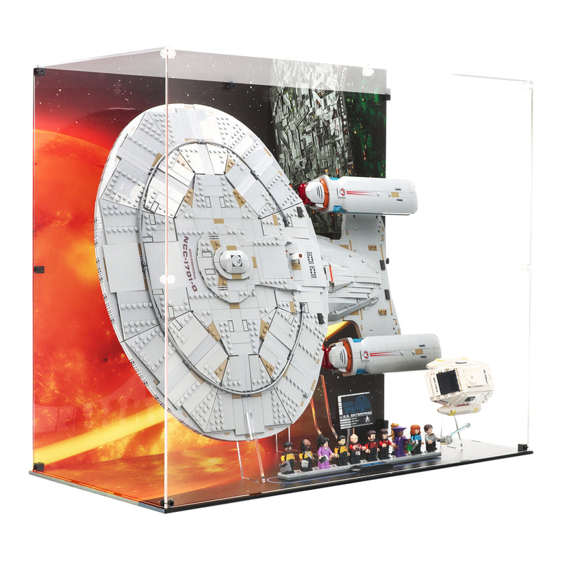 Load image into Gallery viewer, LEGO Star Trek: U.S.S. Enterprise NCC-1701-D - Horizontal Display Case
