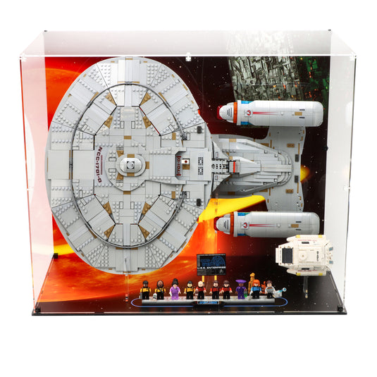 LEGO Star Trek: U.S.S. Enterprise NCC-1701-D - Horizontal Display Case