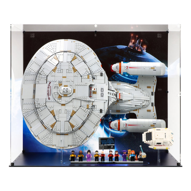 Load image into Gallery viewer, LEGO Star Trek: U.S.S. Enterprise NCC-1701-D - Horizontal Display Case

