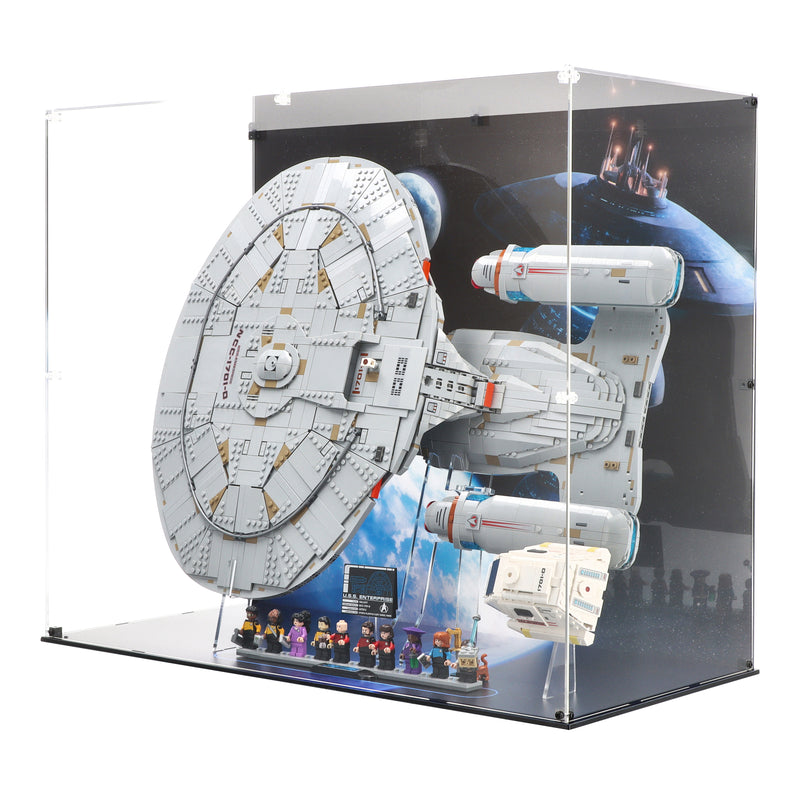 Load image into Gallery viewer, LEGO Star Trek: U.S.S. Enterprise NCC-1701-D - Horizontal Display Case
