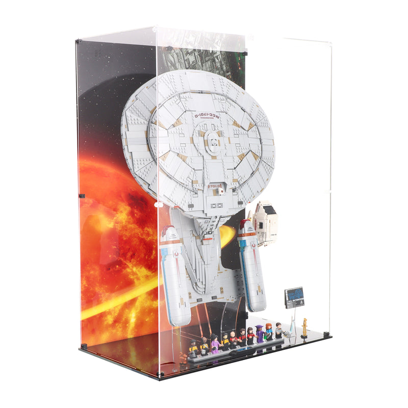 Load image into Gallery viewer, LEGO Star Trek: U.S.S. Enterprise NCC-1701-D - Vertical Display Case
