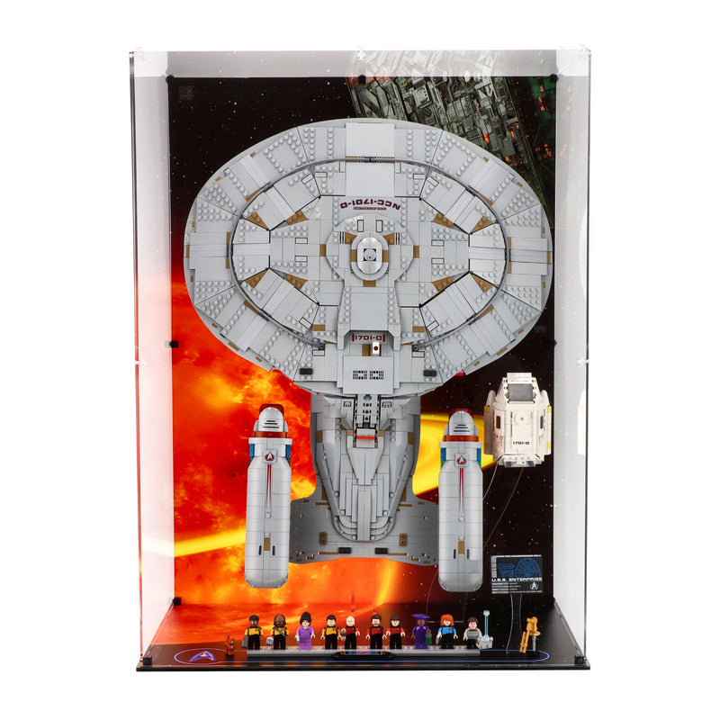 Load image into Gallery viewer, LEGO Star Trek: U.S.S. Enterprise NCC-1701-D - Vertical Display Case

