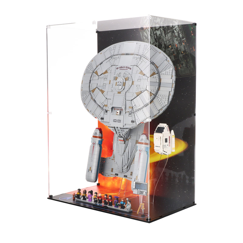 Load image into Gallery viewer, LEGO Star Trek: U.S.S. Enterprise NCC-1701-D - Vertical Display Case
