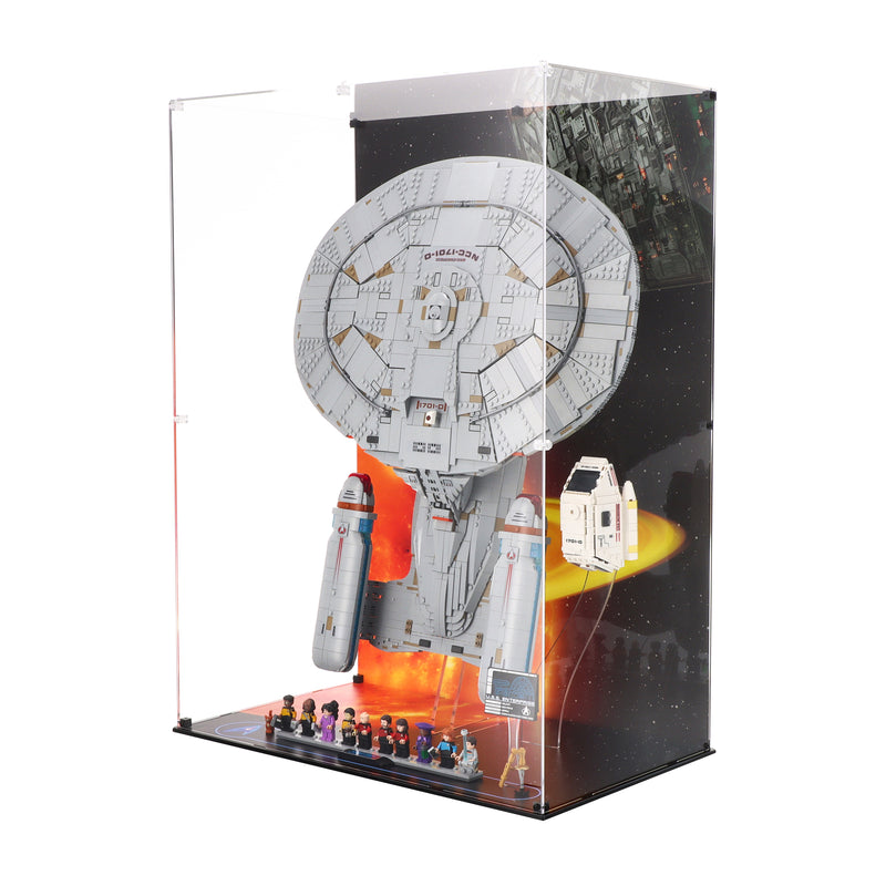 Load image into Gallery viewer, LEGO Star Trek: U.S.S. Enterprise NCC-1701-D - Vertical Display Case

