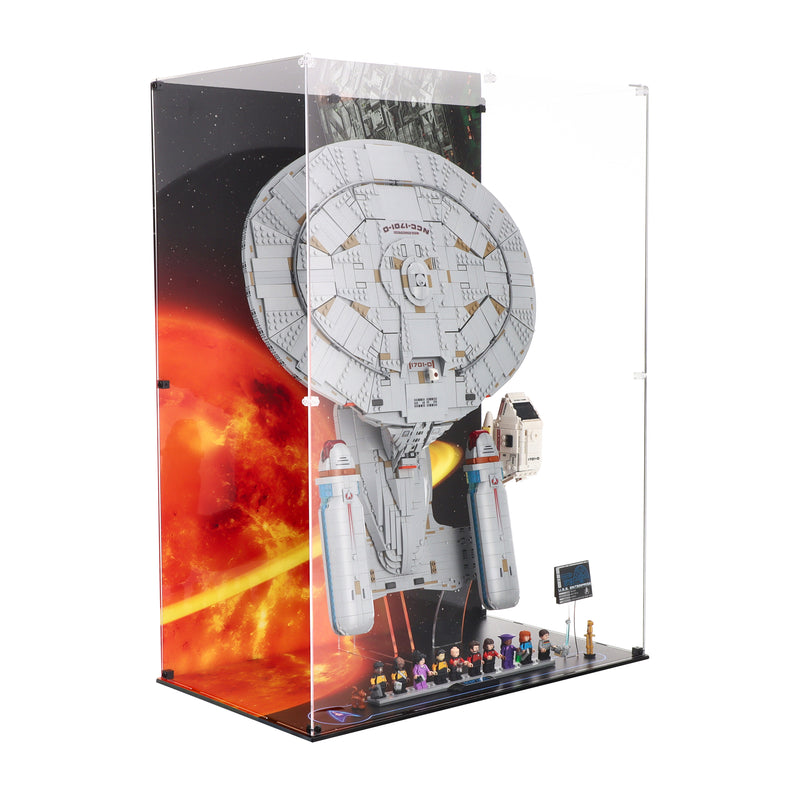 Load image into Gallery viewer, LEGO Star Trek: U.S.S. Enterprise NCC-1701-D - Vertical Display Case

