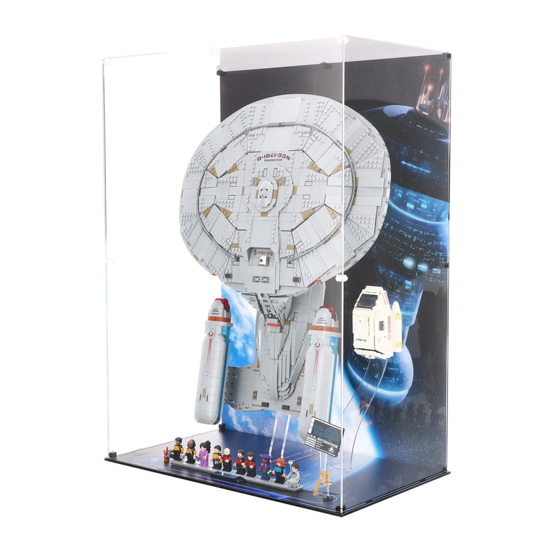 Load image into Gallery viewer, LEGO Star Trek: U.S.S. Enterprise NCC-1701-D - Vertical Display Case

