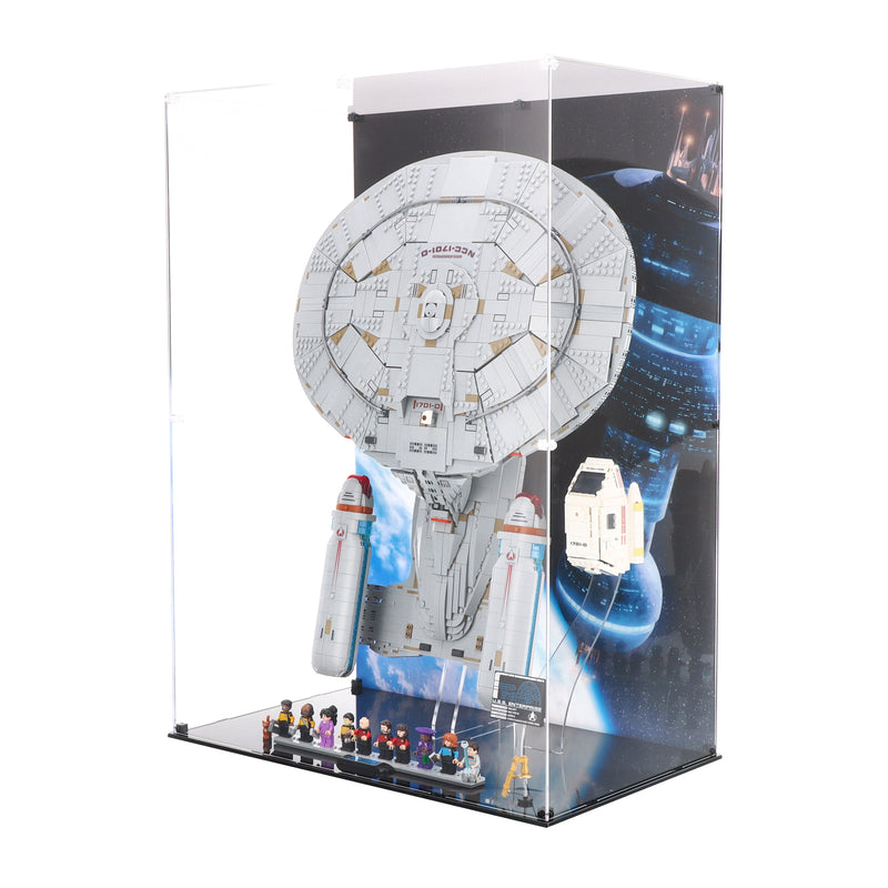 Load image into Gallery viewer, LEGO Star Trek: U.S.S. Enterprise NCC-1701-D - Vertical Display Case
