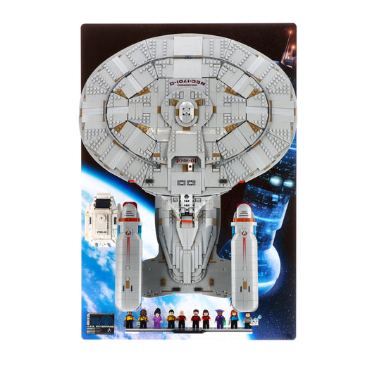 WALL Display for LEGO 10356 Star Trek: U.S.S. Enterprise NCC-1701-D