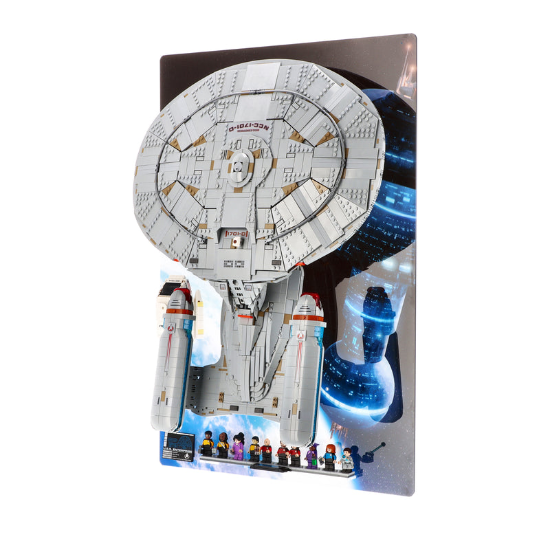 Load image into Gallery viewer, WALL Display for LEGO 10356 Star Trek: U.S.S. Enterprise NCC-1701-D
