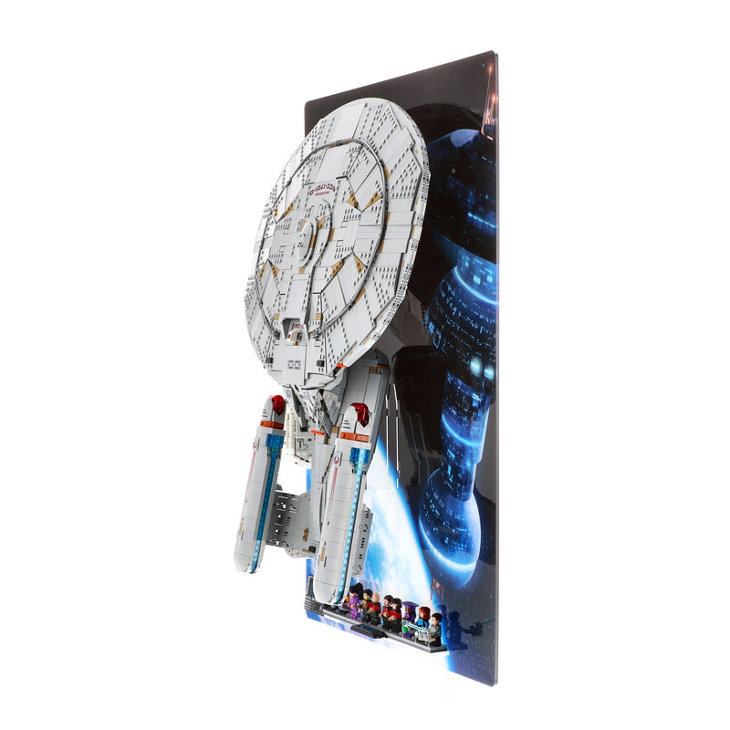 Load image into Gallery viewer, WALL Display for LEGO 10356 Star Trek: U.S.S. Enterprise NCC-1701-D
