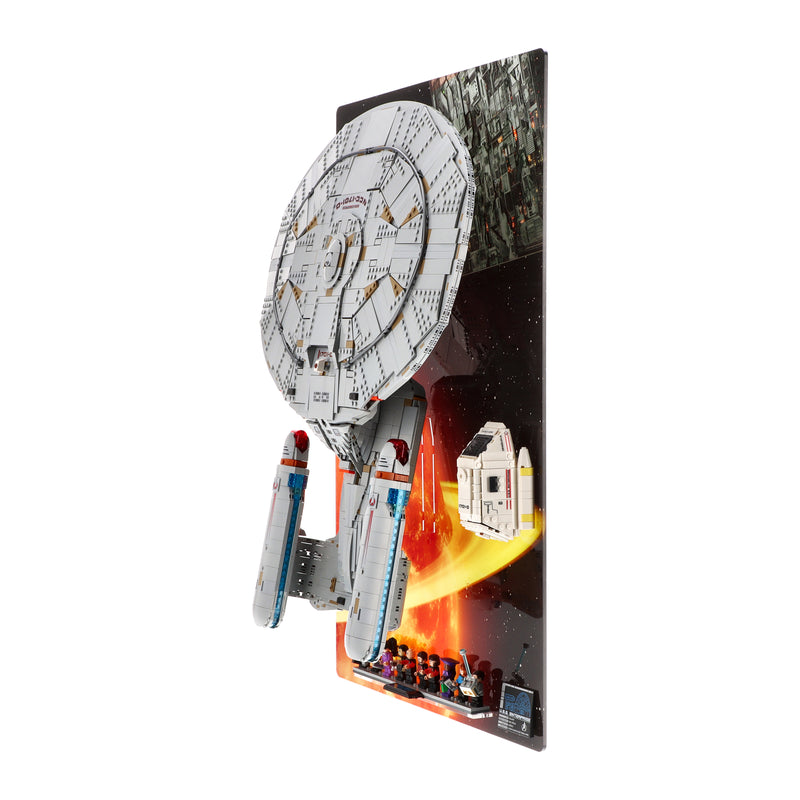 Load image into Gallery viewer, WALL Display for LEGO 10356 Star Trek: U.S.S. Enterprise NCC-1701-D
