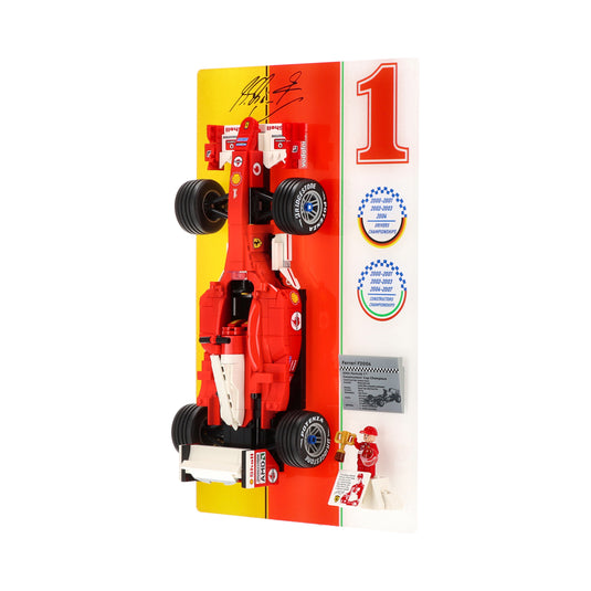 Wall display for  LEGO 11375 Ferrari F2004 & Michael Schumacher