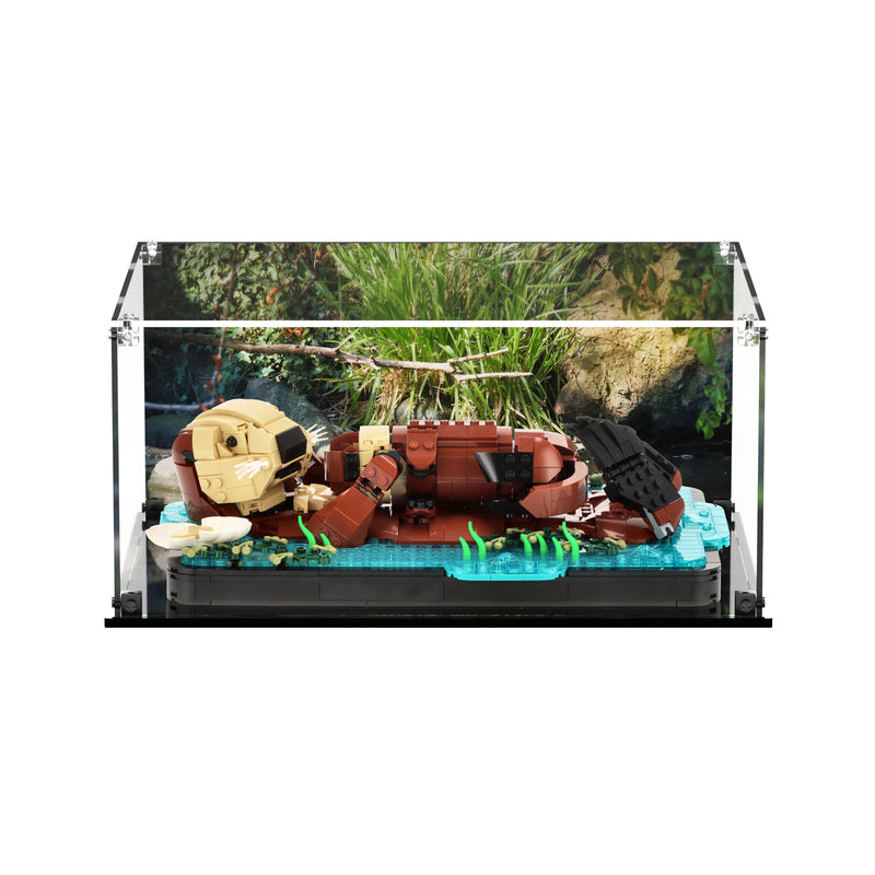 Load image into Gallery viewer, LEGO 21366 Floating Sea Otters - Display Case
