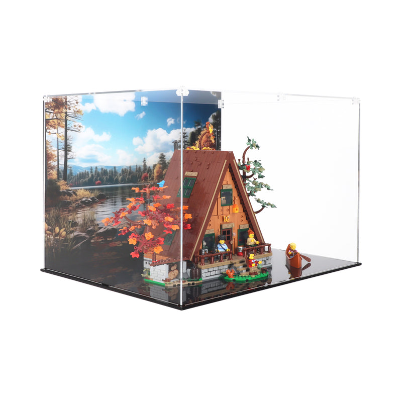 Load image into Gallery viewer, Lego 21338 A-Frame Cabin - Display Case
