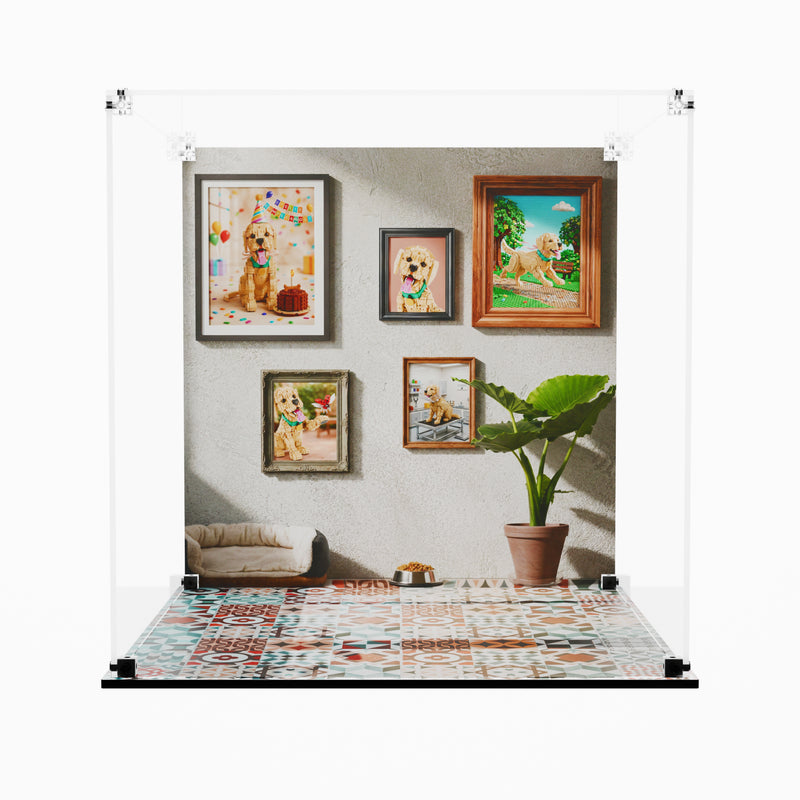 Load image into Gallery viewer, LEGO 11384 Golden Retriever Puppy - Display Case
