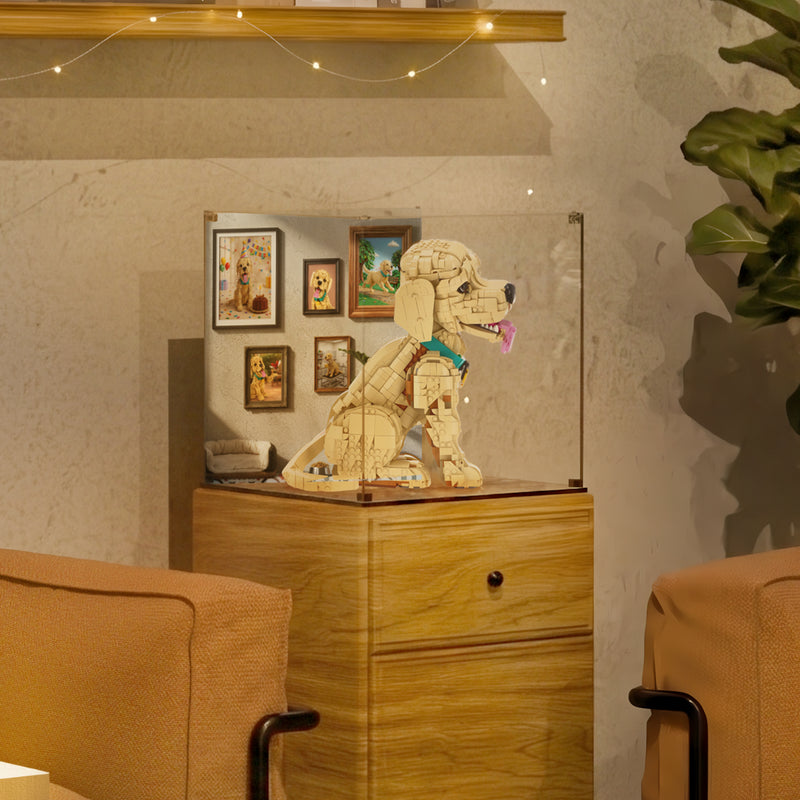 Load image into Gallery viewer, LEGO 11384 Golden Retriever Puppy - Display Case
