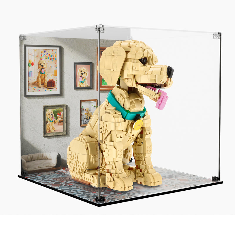 Load image into Gallery viewer, LEGO 11384 Golden Retriever Puppy - Display Case
