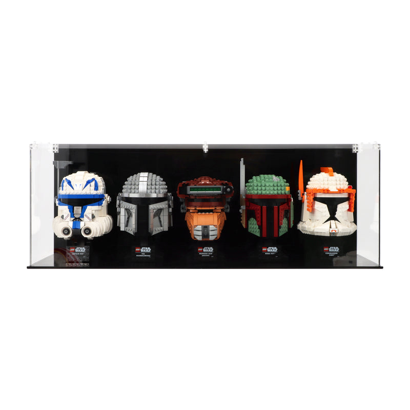 Load image into Gallery viewer, Lego Helmets Display Case for 4-5 Helmets

