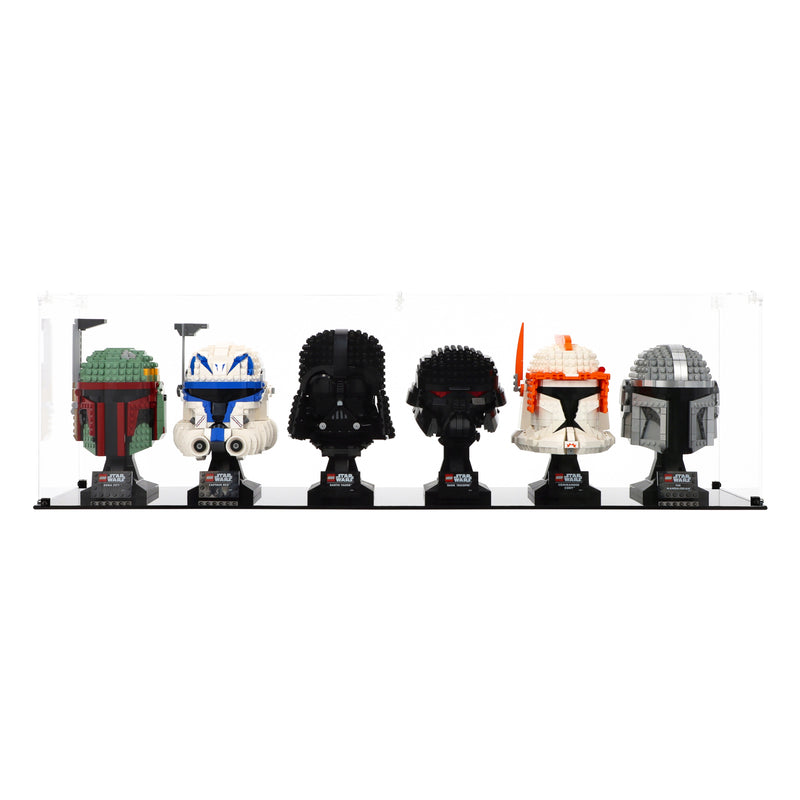 Load image into Gallery viewer, Display Case for 5-6 Lego Helmets
