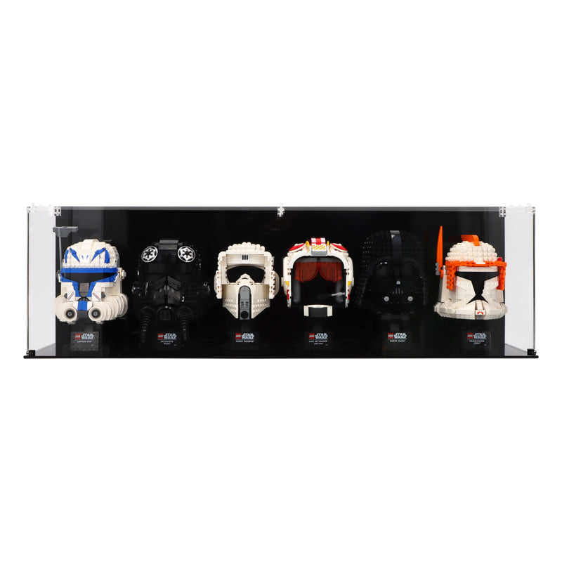 Load image into Gallery viewer, Display Case for 5-6 Lego Helmets
