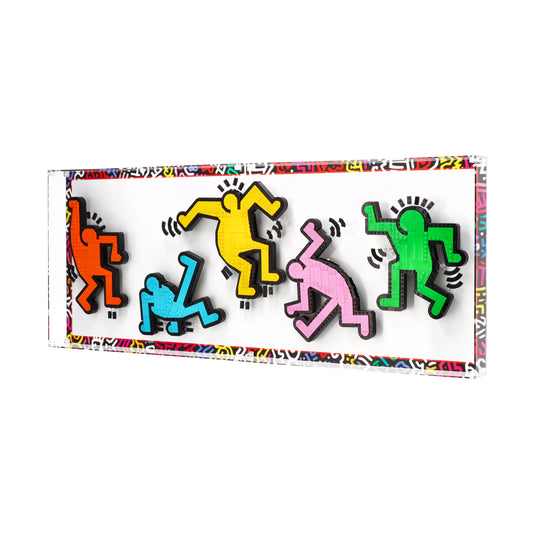 LEGO 31216 Keith Haring – Dancing Figures - Wall Mounted Display Case