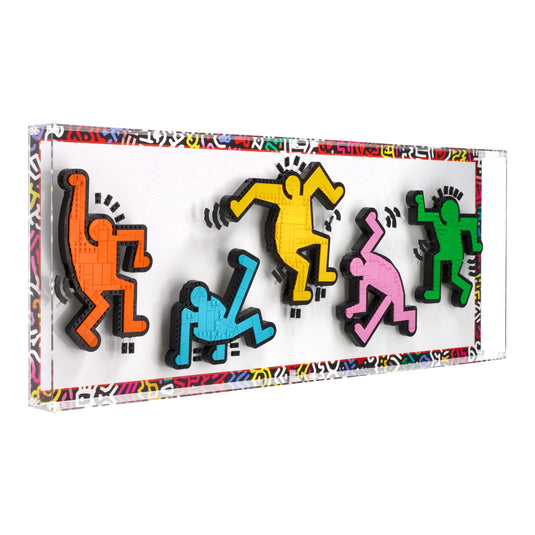 LEGO 31216 Keith Haring – Dancing Figures - Wall Mounted Display Case